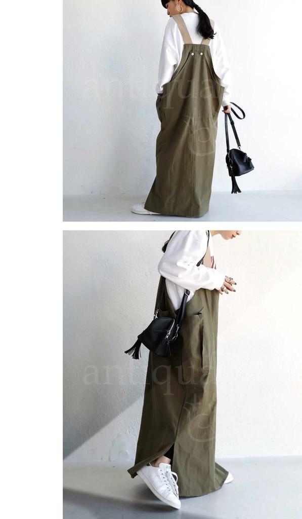 Antiqua Cotton and Hunt Vest Free Size Khaki Women's Overalls, Skirt, Dress, (PY-00552), 02,