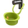 Hanging Kitchen Sink Drain Basket Sink Drain Strainer Residues Filter Basket Press Dumping Faucet-Mount Sink Strainer Basket