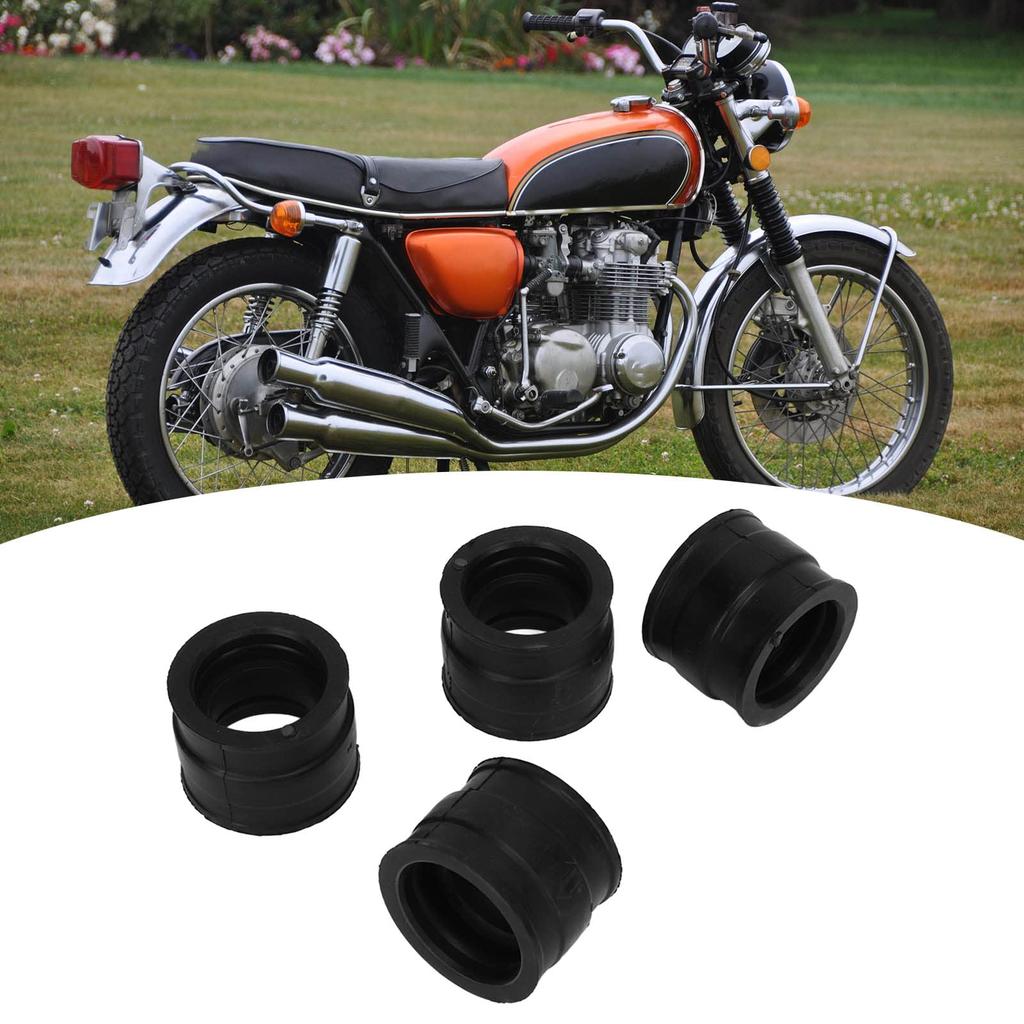 Yctze 4pcs Carburetor Intake Manifold Boot Rubber 35mm Intake Manifold Accessories