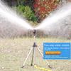 360 Rotary Irrigation Sprinkler Head With Tripod Telescopic Support Automatic Rotating Sprayer Garden Watering Sprinkler Head