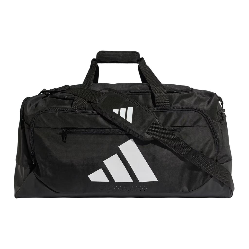 Adidas Defender 60.6L Tear-Resistant Structure Detachable Shoulder Strap Sports Crossbody Tote Bag Polyester Fitness Bag Unisex bags Black JZ0607