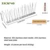 Stainless Steel Protection Against Bird Spines 10/12/14 Needles Pigeon Spikes Bird Repeller Set Deterrent Anti Bird Pigeon