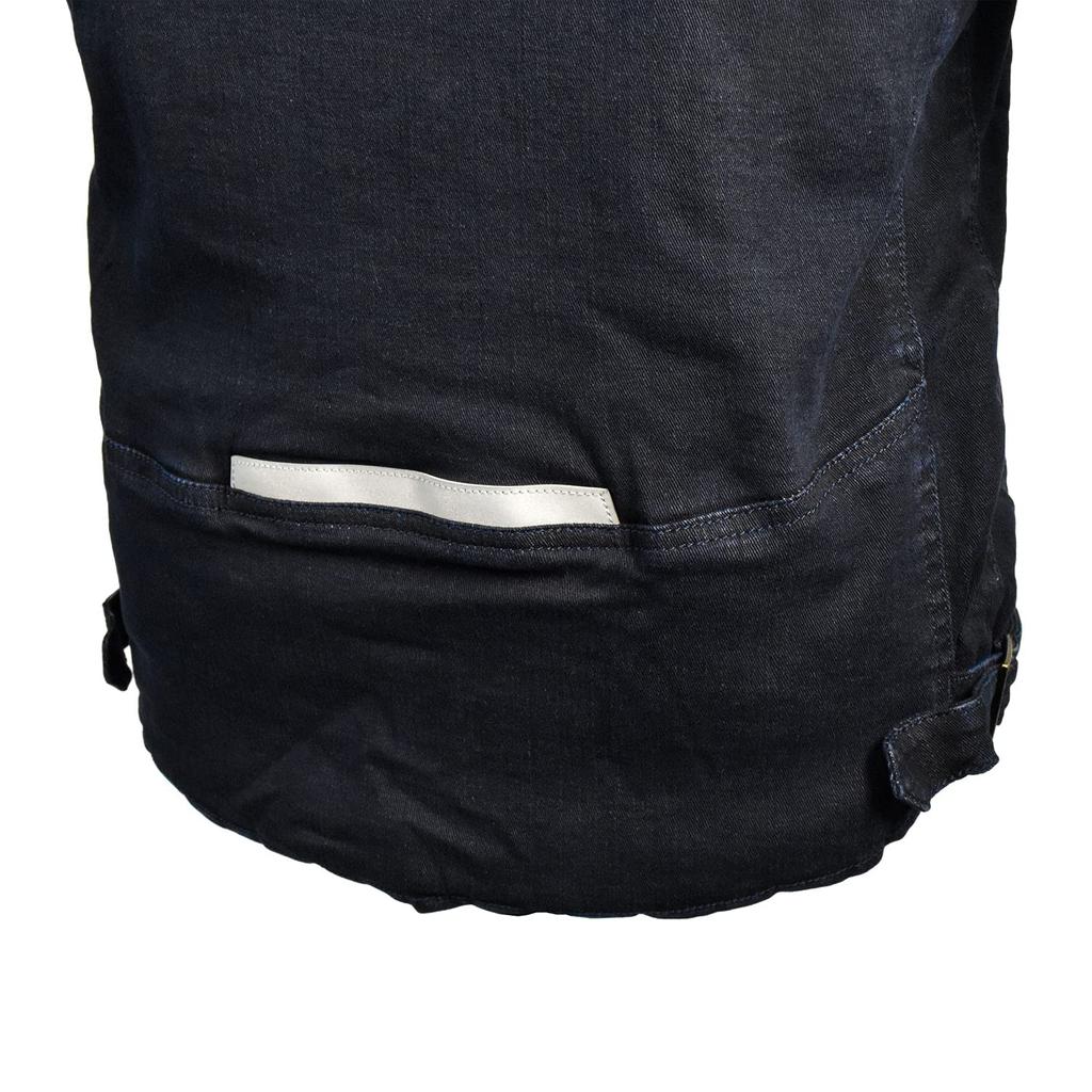 KOMINE Motorcycle Lotect Denim Flight Jacket Jeans Washed Indigo L JK-617