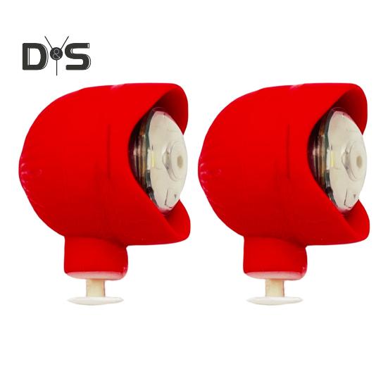 

2 шт., фара для обуви, водонепроницаемая, легкая, супер яркая, с высоким люменом, уличная, для велоспорта, альпинизма, тапочки, подвеска, светодиодная лампа, аксессуары для обуви 2pcs красный