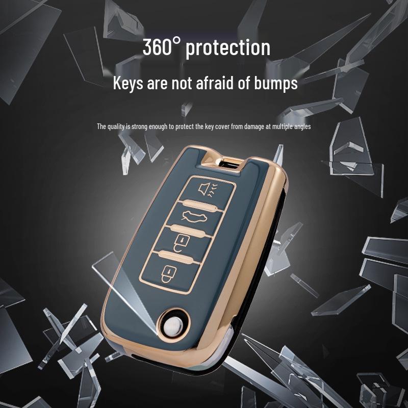 Dongfeng Venucia T70 Four-Button Key Cover for D60/M50V/D50/T90 Remote.