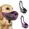 Mesh Dog Muzzle Adjustable Dog Muzzle Breathable Anti-Biting Dog Muzzle Prevent Eating Licking for Walking Vet Visits Grooming Training