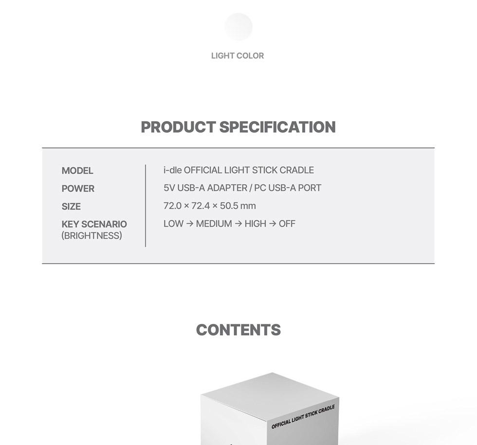 I-dle - CULLA UFFICIALE PER LIGHT STICK (Supporto per lucernario)