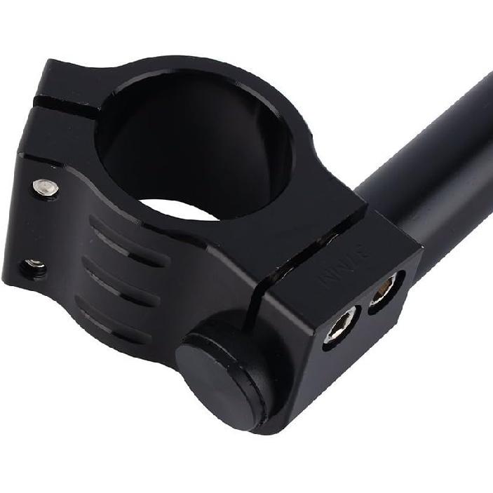 Separate Lenker, 1 Paar Universelle 41mm Motorrad CNC Separate Lenker Verstellbare Clip-on Lenker für 41mm Gabeln