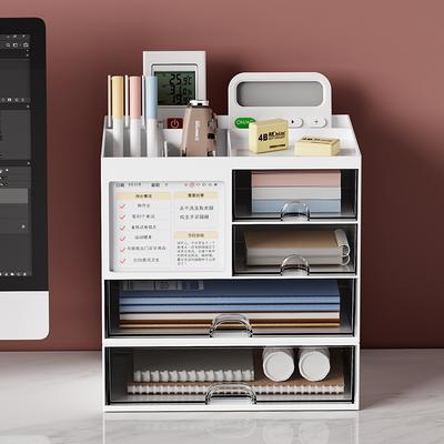 Small Multi-Purpose Drawer Organizer Stackable Desktop Storage Box Plastic Tray with Dividers Household Cabinet Shelf Insert
