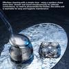 Magnetic Suction Razor Head Gadget - Fully Washable, Digital Display, Electric Shaving Kit
