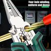 Abisolierzange Mit eingebautem Spannungswarnsystem Elektrisches Abisolierwerkzeug Professionelle Elektroreparatur