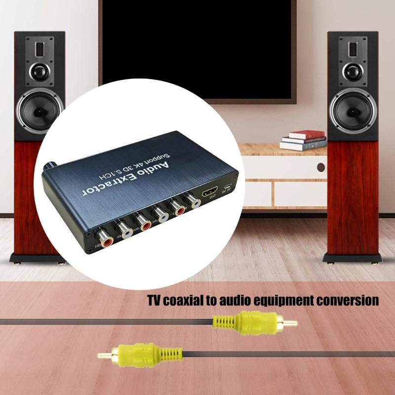 Decodifica audio digitale Decodifica da ingresso SPDIF a uscita audio surround analogica 5.1 per console di gioco TV monitor