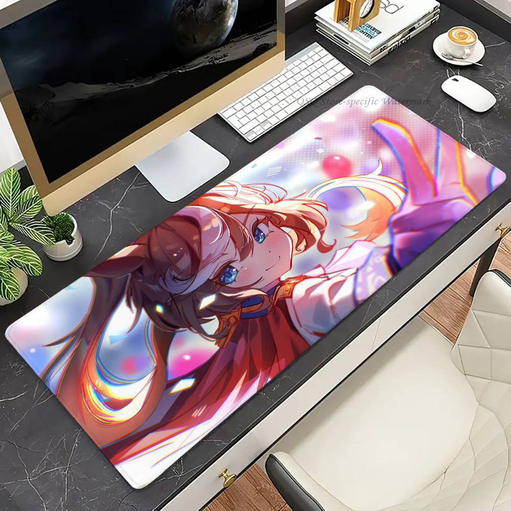 Tokai Teio Game U-Umamusume Mousepad Non-slip Suitable For Office Computers Laptops E-sports Game Desk Mats XXL Keyboard