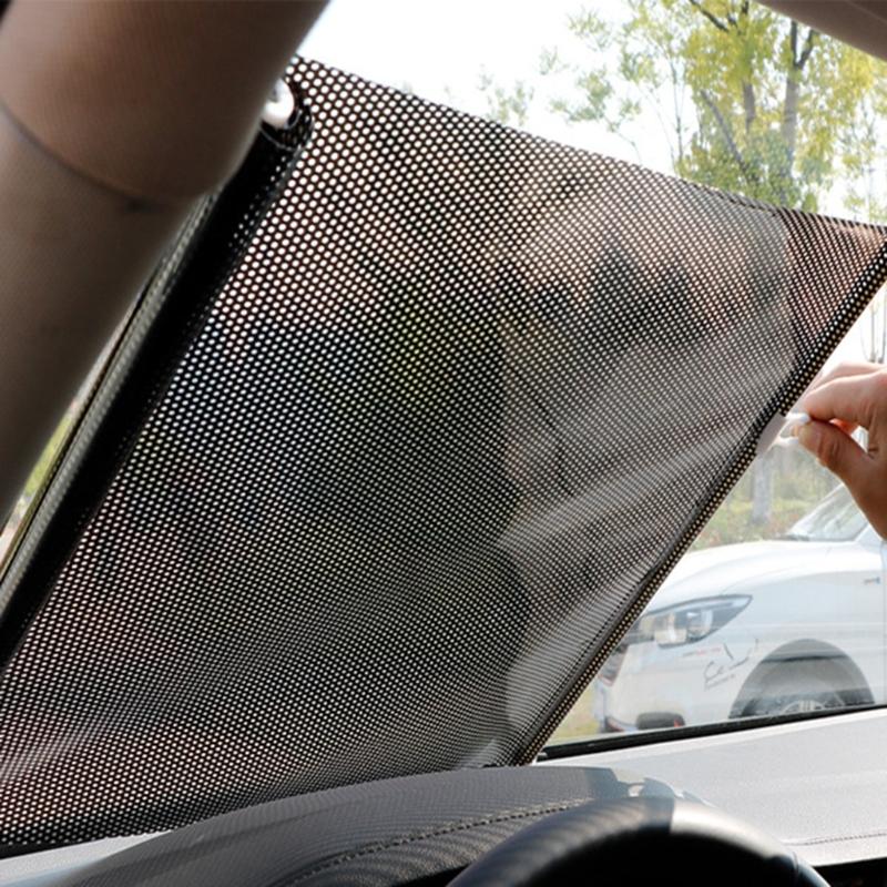 Retractable Windshield Sun-Shade Car Sunshade Curtain Universal Car Accessories Sun Visor Protector Car Roller Shade