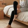 Solid Color Boot Socks Winter Leg Warmers for Women, Over The Knee Thigh High Socks, Cozy Fleece Lined Soft Thermal Sleeves, Thickened Plush