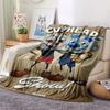 Cuphead Vintage Stars Blanket, High quality Comfortable for All Seasons, Home Decor, Warmth and Comfort