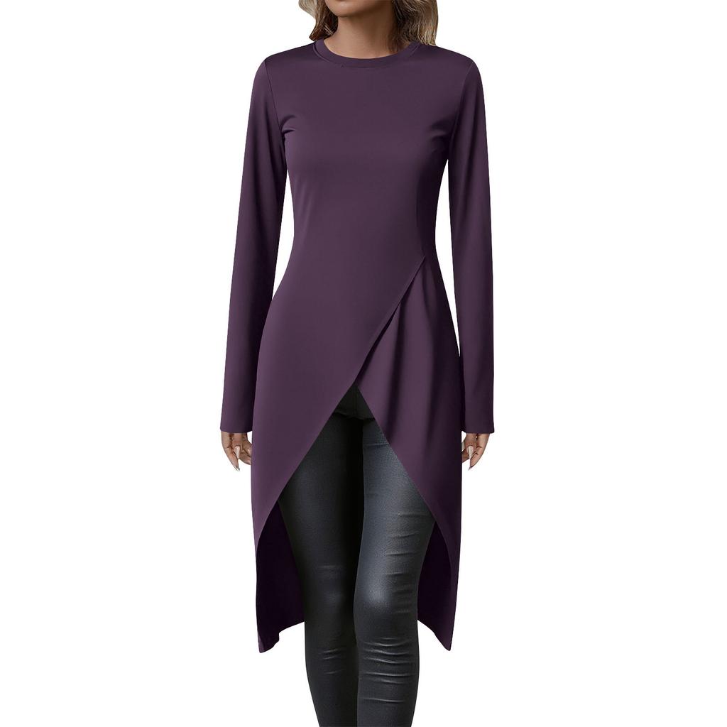 Women's Casual Long Artistic Retro Long Sleeve Sweater Top