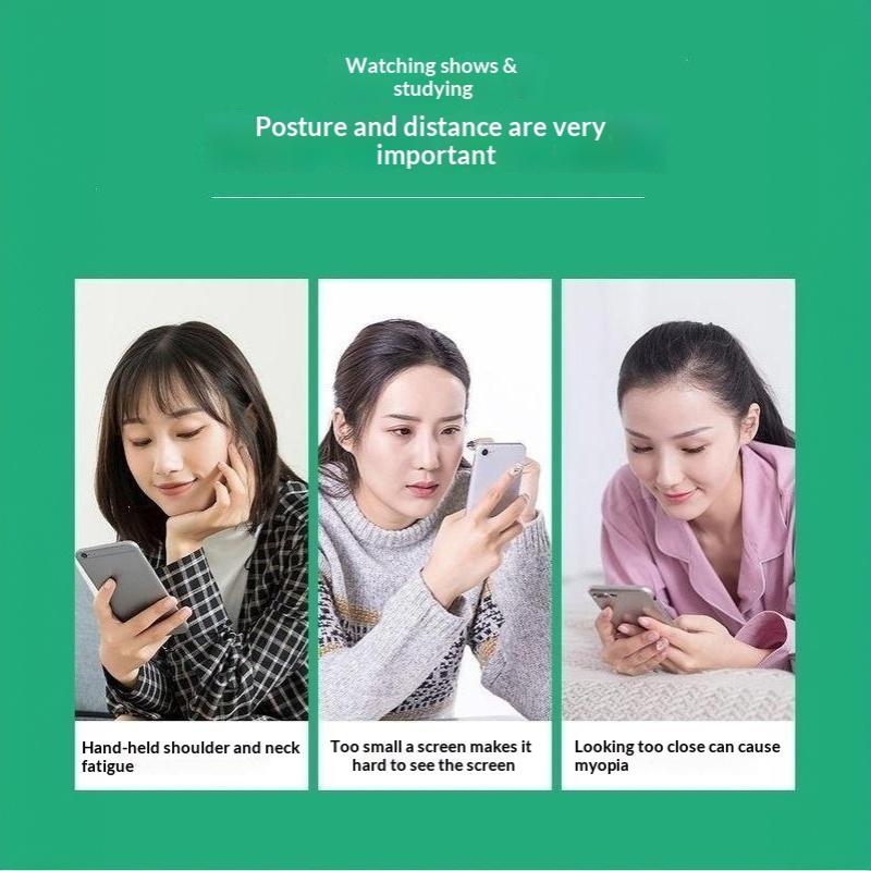 Mobile Phone Screen Magnifier HD Display Eye Protection Easy to Install for Home Office Video Conference