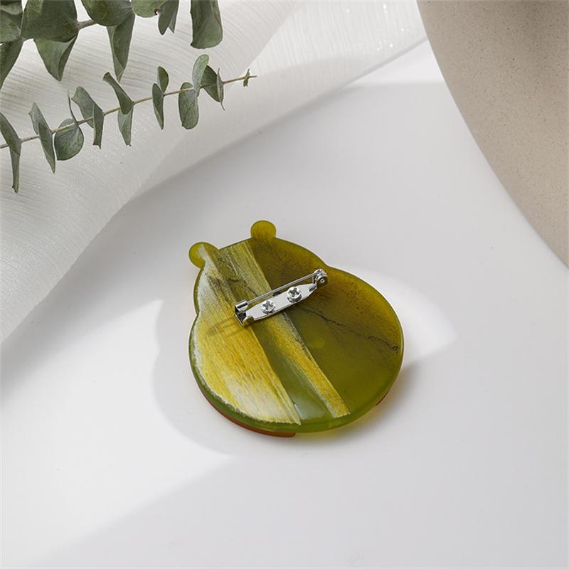 SKEDS Cute Acrylic Ladybug Cartoon Brooch Pin For Women Girls High Quality Student Bag Accessories Insect Series Badges Pins