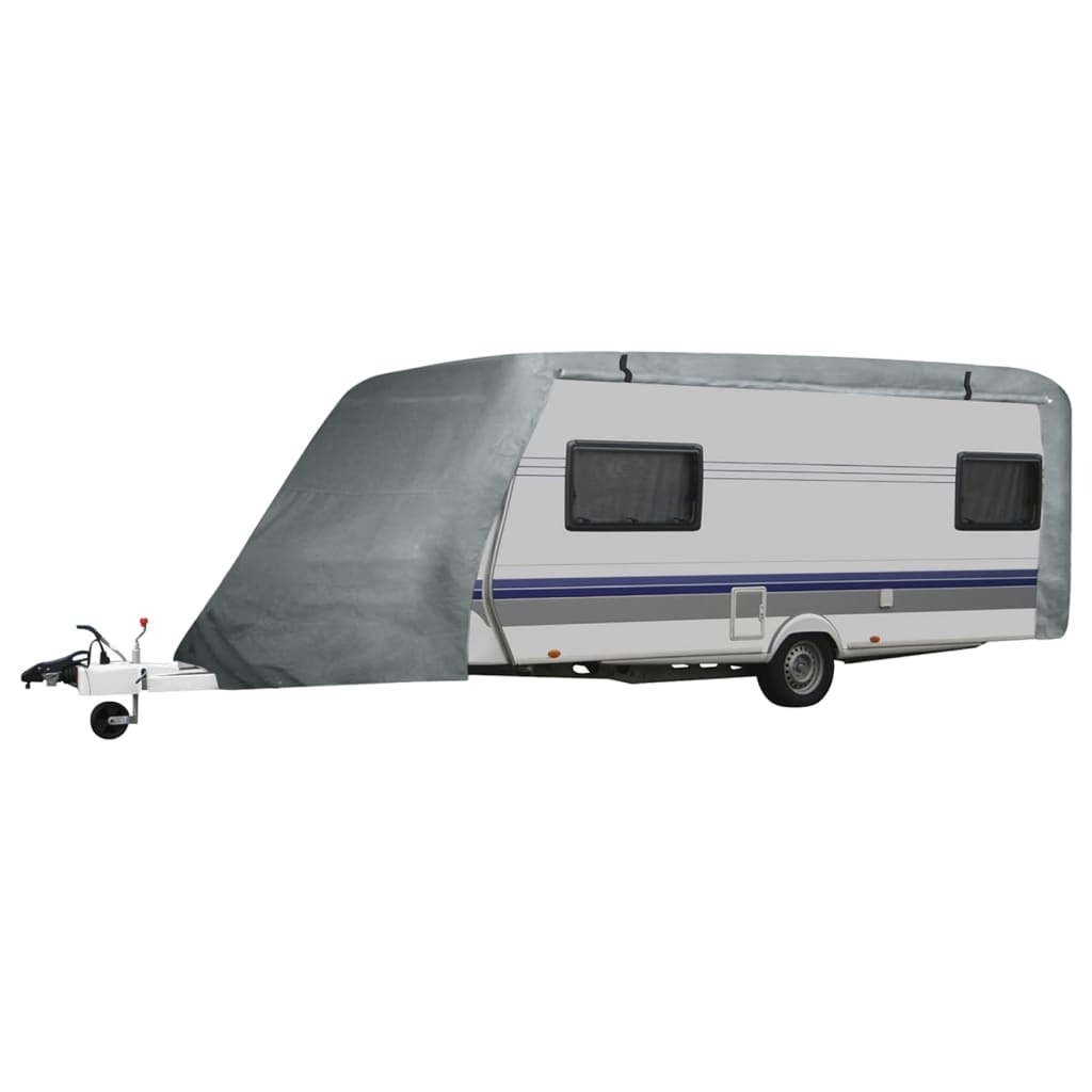 Vidaxl Camper Trailer Cover, Grey, M