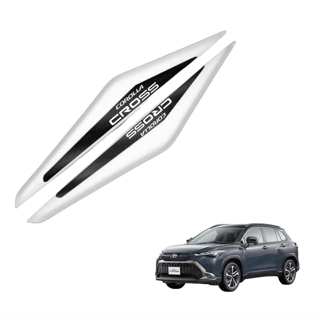 

Тканевая защита двери автомобиля Corolla, комплект из 2 штук, защита зеркала заднего вида, бампер боковой двери, Corolla Cross чёрный