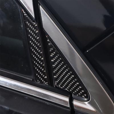For Subaru Forester 2013 2014 2015 2016 2017 2018 Soft Carbon Fiber Car A-pillar Triangular Cover Trim Sticker Car