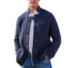 Mens Winter Jacket Button Down Woolen Coat Casual Loose Turn Down Fall Winter Warm Overcoat Outwear Cardigan