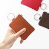 Noir Key Pouch Slip-on Mini, Leather, Yellow, NSL-1803