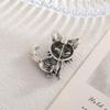 Clothing Accessories Cat Badge Pins Cute Vintage Brooches Lapel Pins Crystal Cat Brooches  Gift