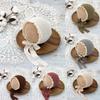 Nylon Knitting Baby Hat Adjustable Lace Boy Girl Beanie Cap For 0-3 Months Newborn Photography Props Bonnet Photo Accessories