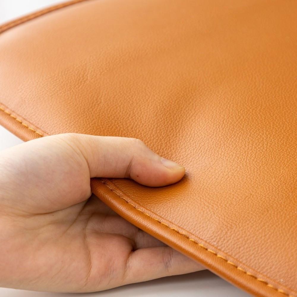 Trendy 40*43cm Seat Cushion Waterproof Faux Leather Chair Cushions Non Slip Dirt-resistant Chair Pads for Dining Chairs