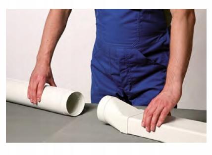 Round Elbow 100 Ventilation 90 St. Vents 490