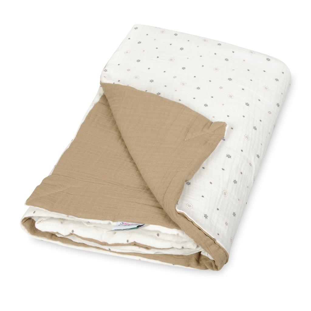 Muslin design blanket in a box 75x100