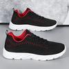 Herrsneakers Mesh Andningsbara Trendiga Snörning Lätta Svarta Promenadskor Stor Storlek Man Tenissko Zapatillas Hombre