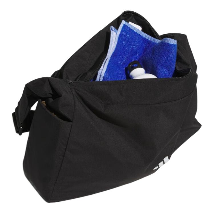 New Adidas Fabric Crossbody Bag, Shoulder Bag Unisex Black JY4770