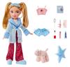 Bratz Slumber Party Cloe Fashion Doll With 2 Sets of Plush Animal and Accessories Suitable for Kids and Collectors - - Pajamas, -