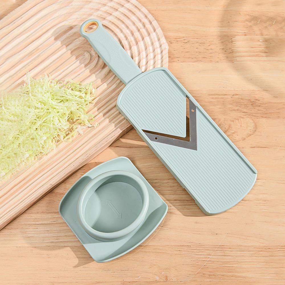 

Manual Cabbage Grater Plastic Kitchen Slicer Kitchen Gadget Julienne Cutter Food Preparation Green Style B