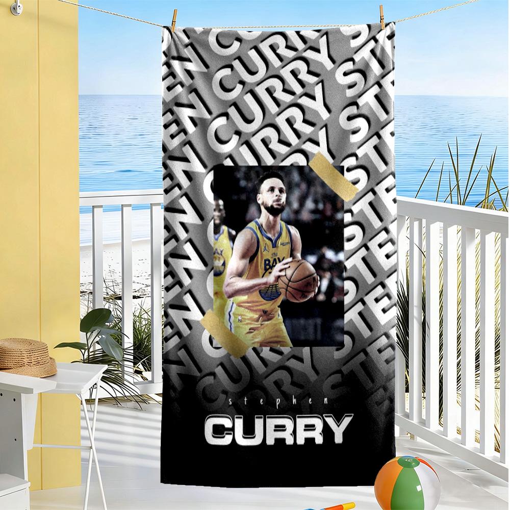 Golden State Warriors Beach Towel Super Soft & Absorbent Comfortable Lightweight Portable for Swimming,Beach,Camping, Travel, Beach Accessories,Gym