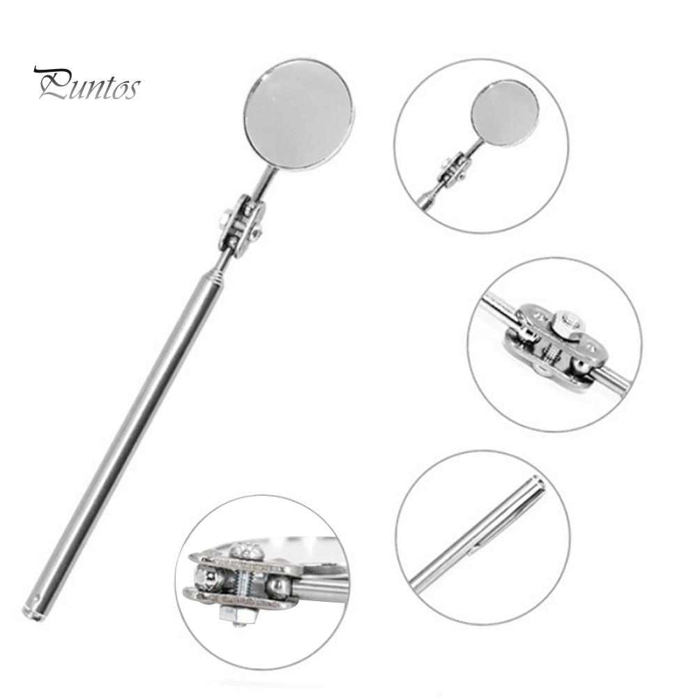 Puntos Car Maintenance Folding Telescopic Reflector Welding Chassis Inspection Mirror