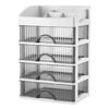 Streamlines Multipurpose Drawer Desktop Cabinet for Organized Study Area and Office Desks Accessory Household Use