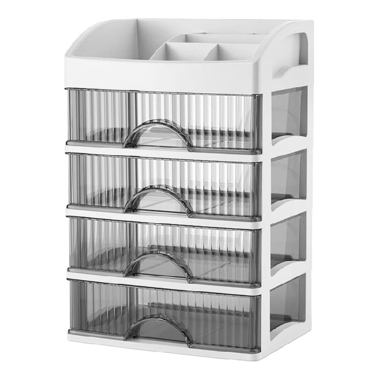 Streamlines Multipurpose Drawer Desktop Cabinet for Organized Study Area and Office Desks Accessory Household Use