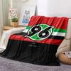 1PC Hannover 96 Patterned Flannel Blanket Suitable For All Seasons for Home Decor Warmth and Comfort Gifts Holiday Present