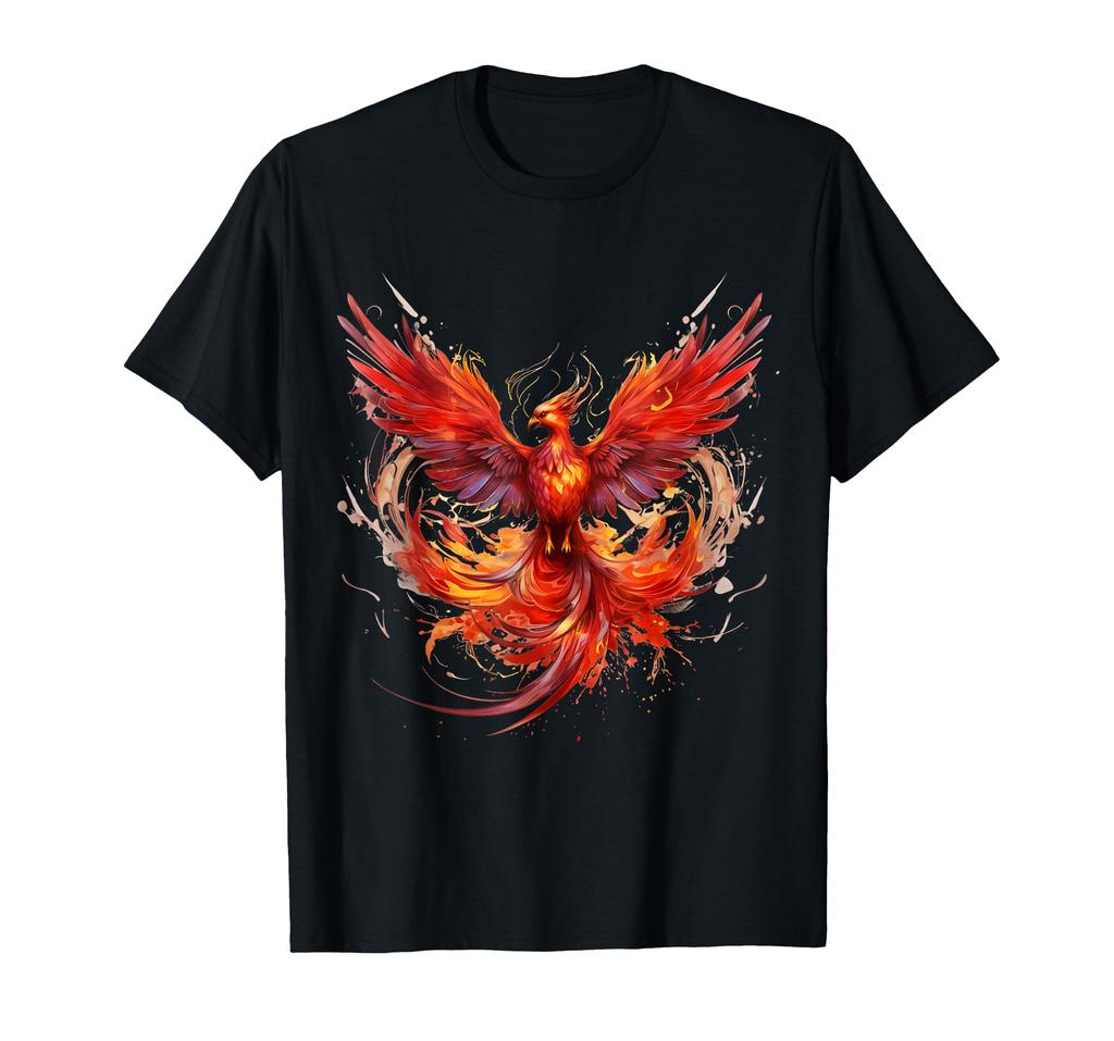 Flame Phoenix Bird Rejuvenation Mythical Bird Phoenix Rising T-Shirt