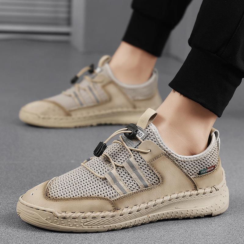 Mesh running trendy shoes spring new outdoor sports shoes sewn breathable youth casual shoes