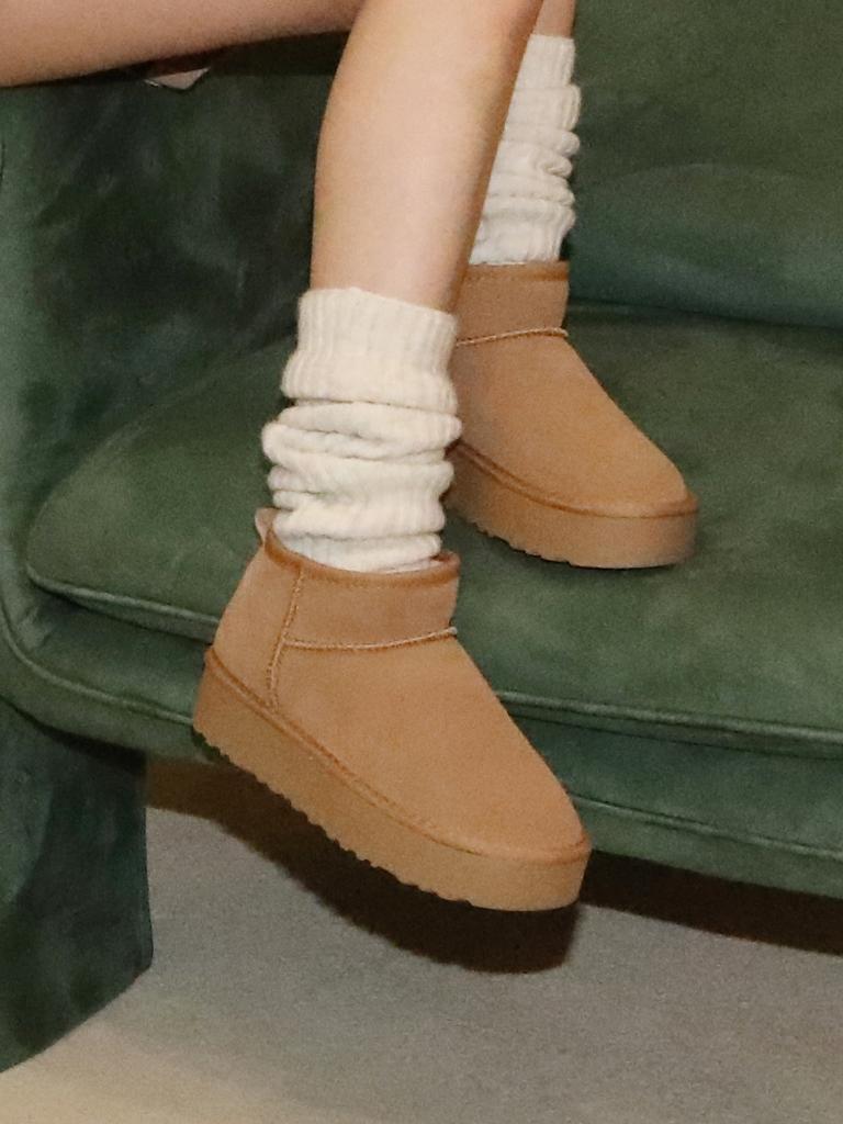 Apto Tamy Mini Platform Sheepskin Boots Aefa010