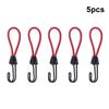 5 Haken Kordelzug Elastisches Seil Schnallen Starke Tragfähigkeit Weit verbreitet Outdoor Zeltseil Markisenzeltklammern Campingzubehör