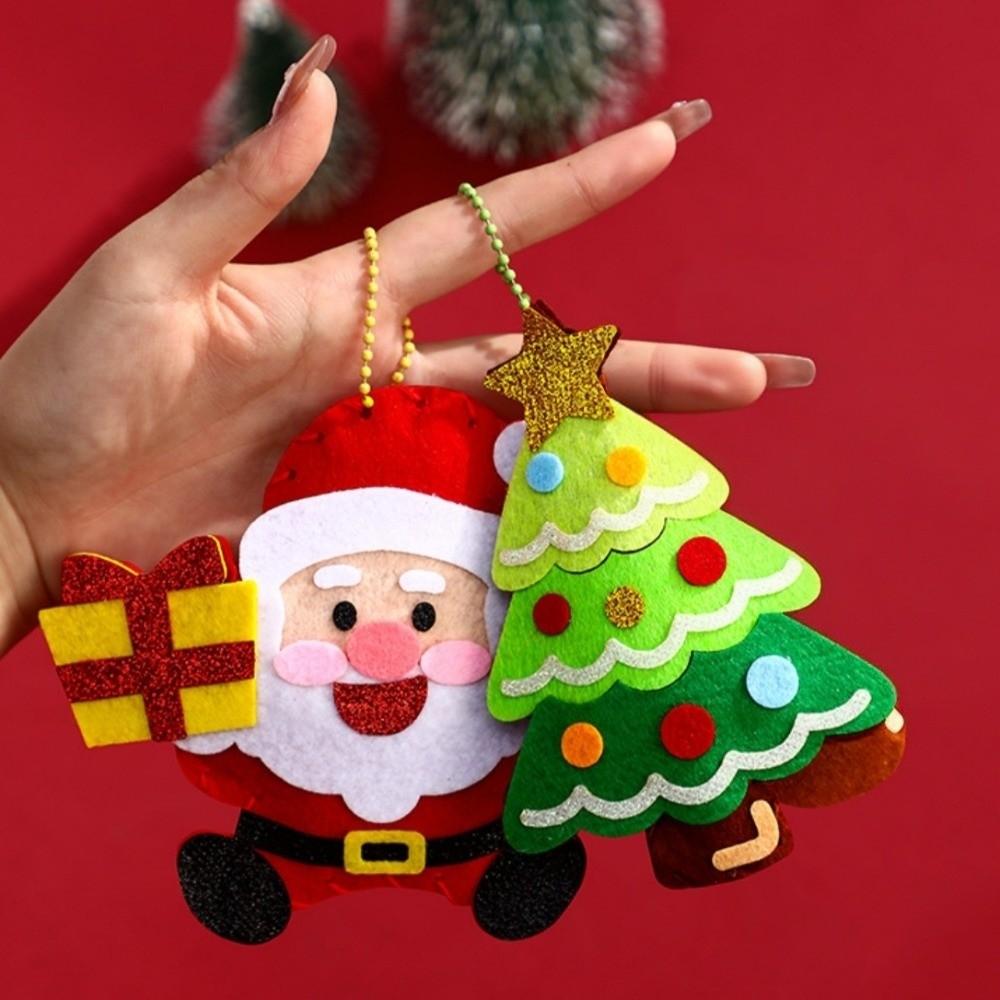 Christmas Tree Xmas Non-Woven Charms Christmas Stocking Christmas Toy DIY Christmas Pendant Party