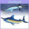 Realistic Blue Tuna Plush Pillow Soft Ocean-themed Stuffed Animal Gift For Kids