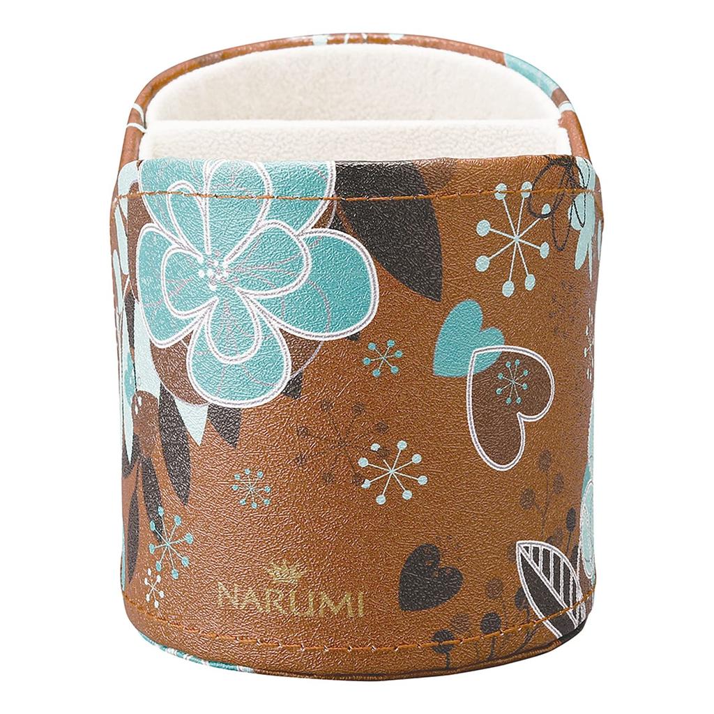 Pearl NARUMI Eyeglass Stand, Brown, Floral Paradise, Floral Pattern, 094250