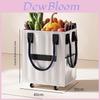 Modern Minimalist Collapsible Shopping Bag With Wheels For Travel And Outdoor Use